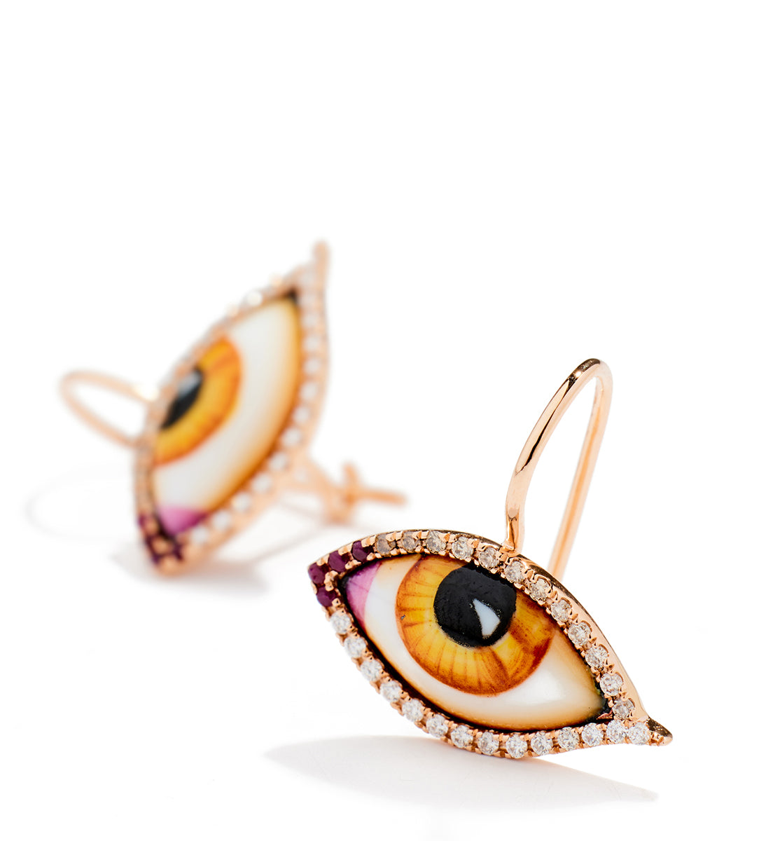 LITO | Petit Ambre pair of diamond earrings