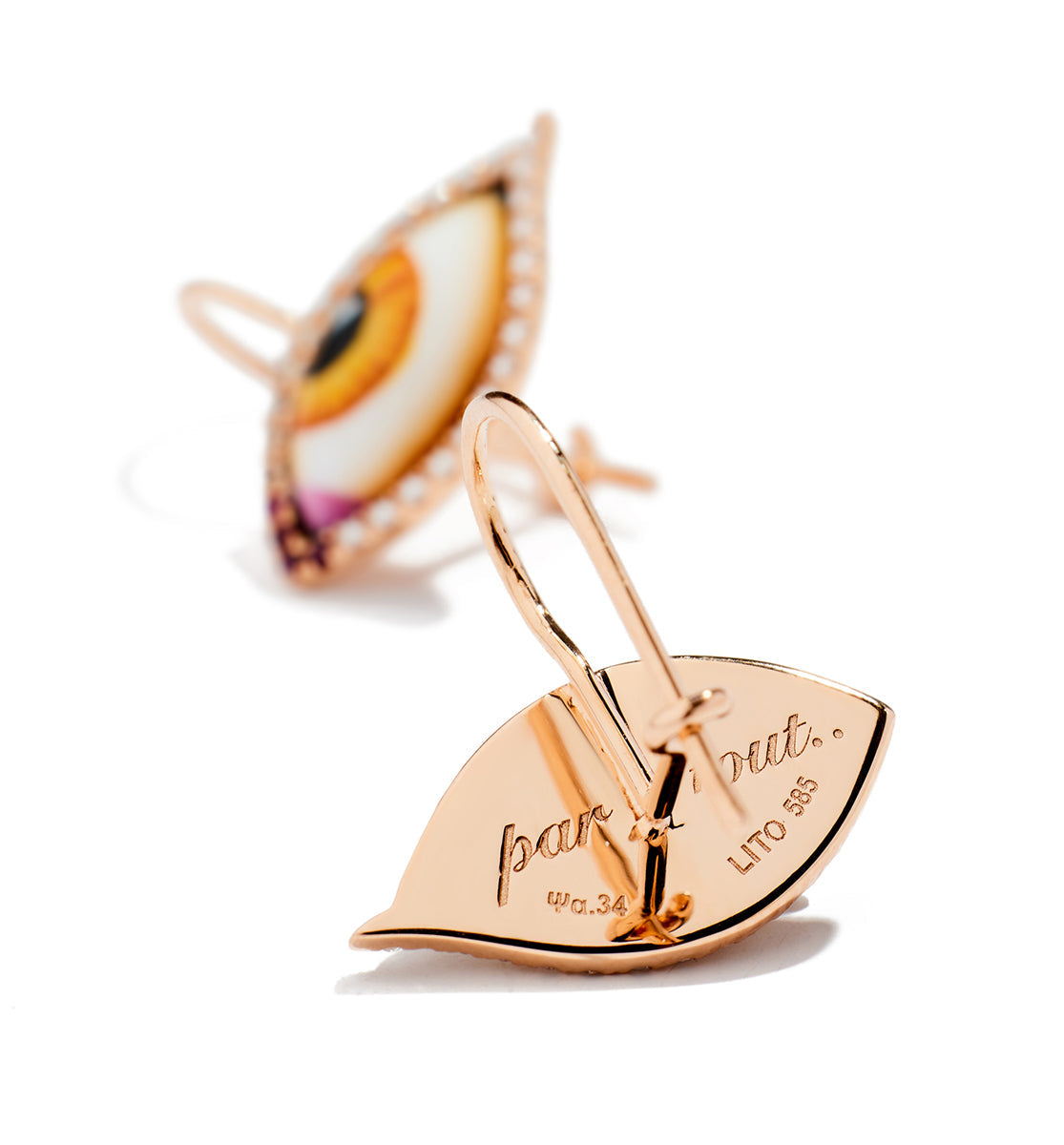 LITO | Petit Ambre pair of diamond earrings