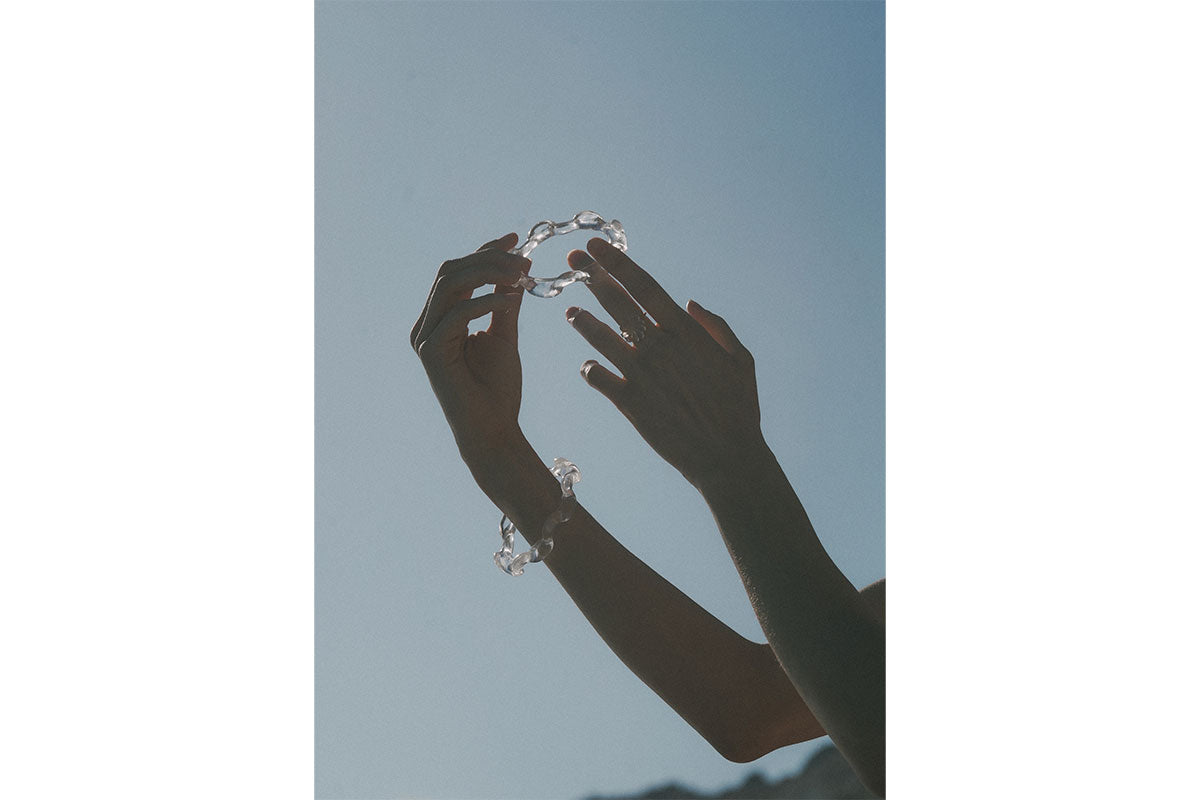 MAGGOOSH | Underwater Bangle clear quartz