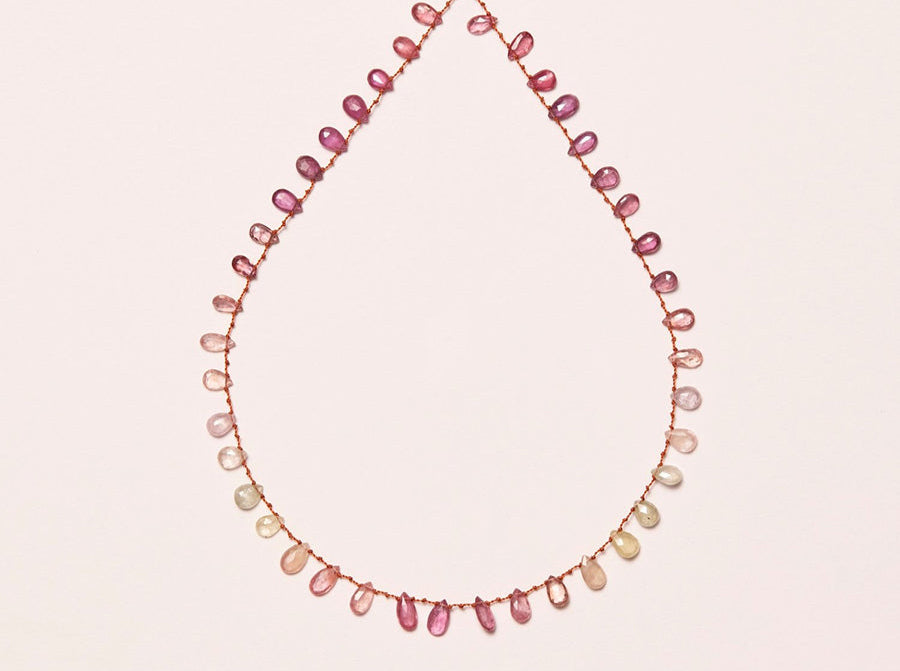 IVARENE | Meadow necklace with multicolor sapphires