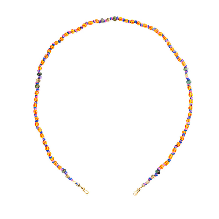 MARIE LICHTENBERG | Ghana mauli beads yellow & red