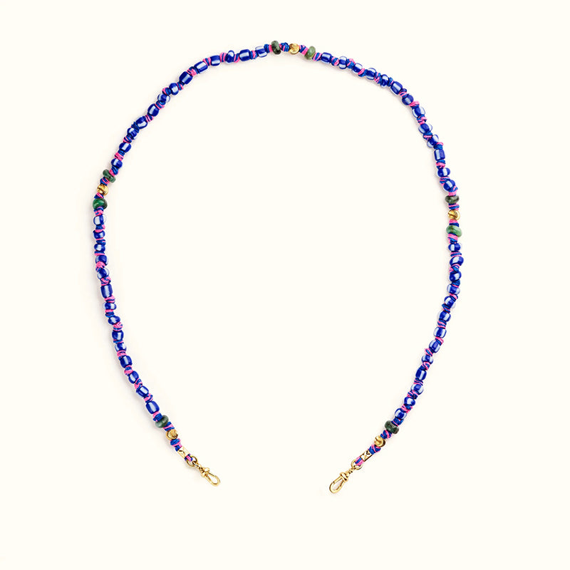 MARIE LICHTENBERG | Ghana mauli beads blue