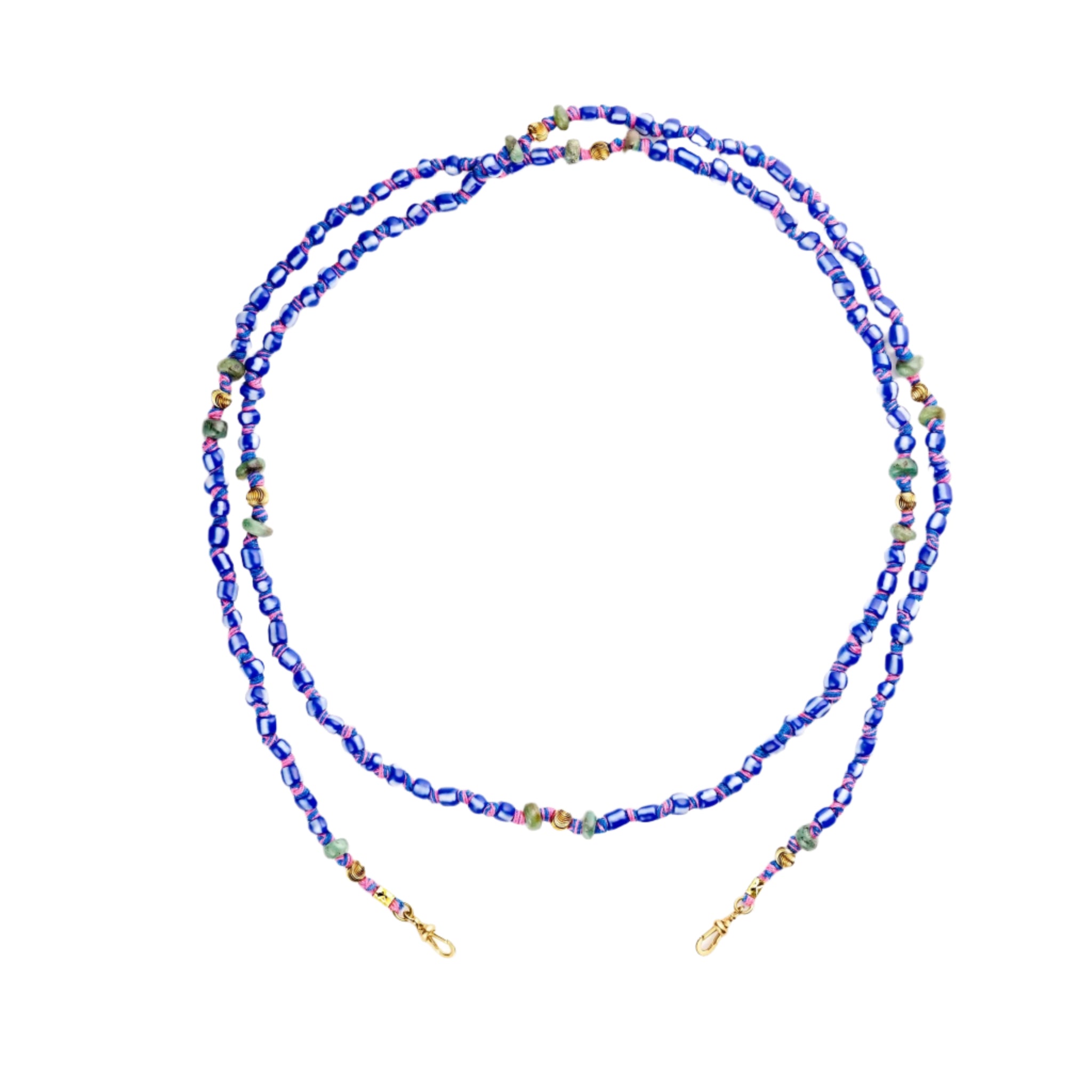 MARIE LICHTENBERG | Ghana mauli beads blue