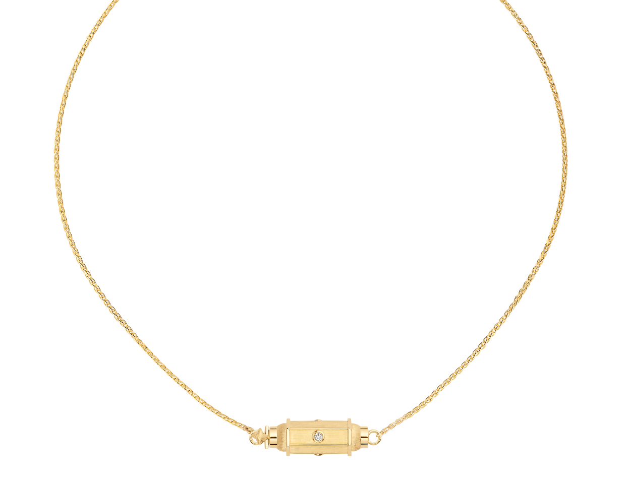 MARIE LICHTENBERG | Micro coco diamonds necklace