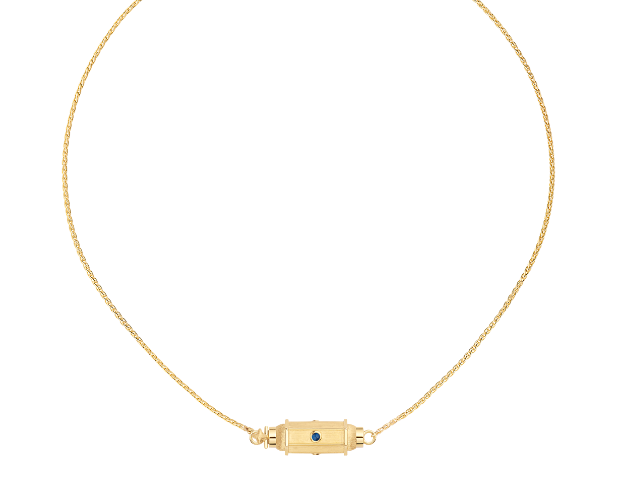 MARIE LICHTENBERG | Micro coco sapphire necklace