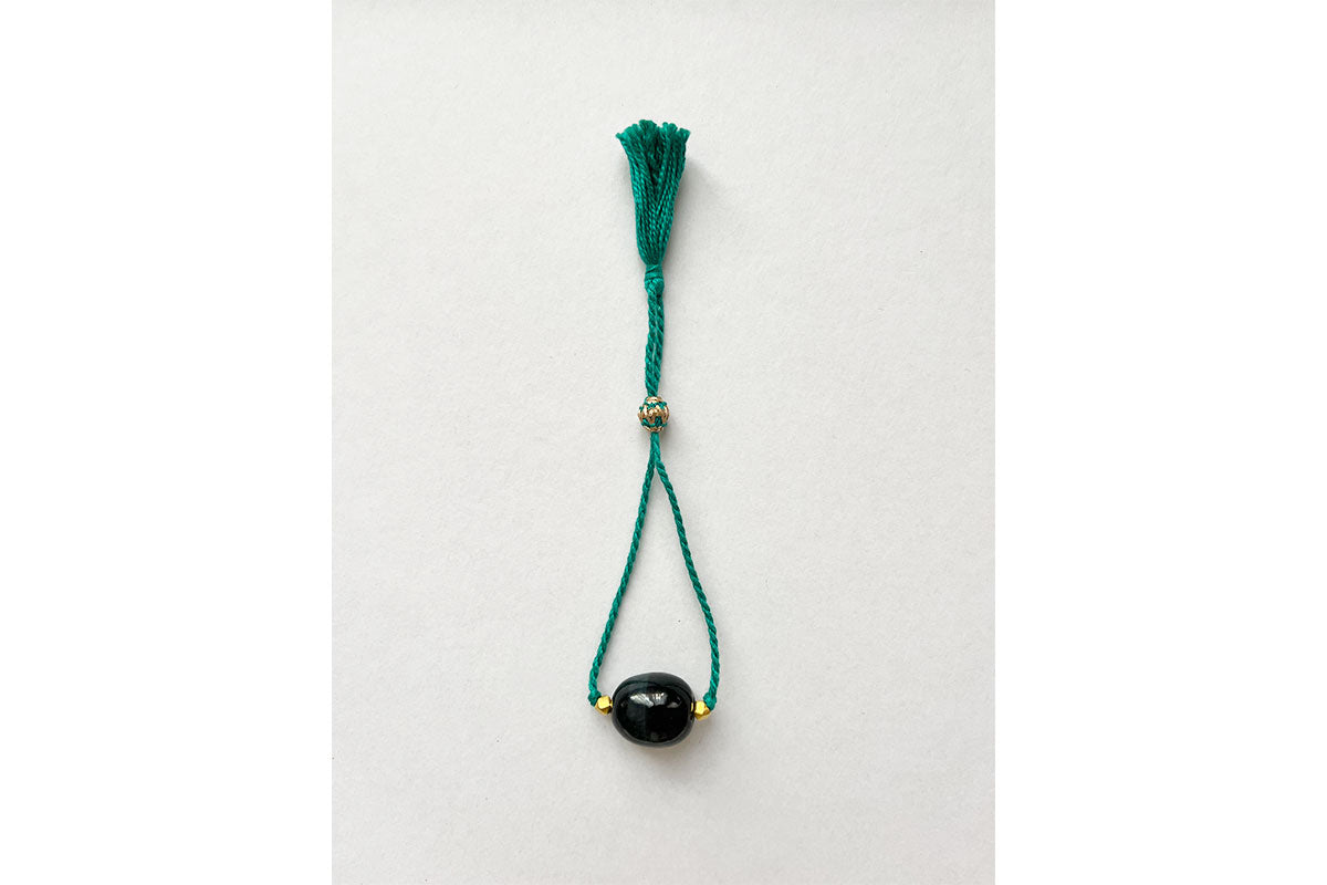 IAIA CARAVAN | Chota Cord bracelet in Black Onyx with single thread