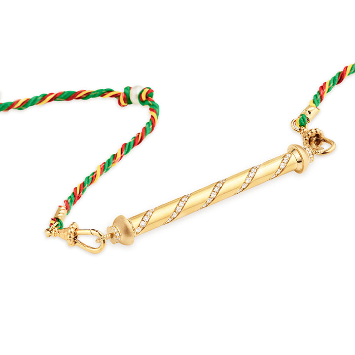 MARIE LICHTENBERG | Candy Cane Gold Pendant