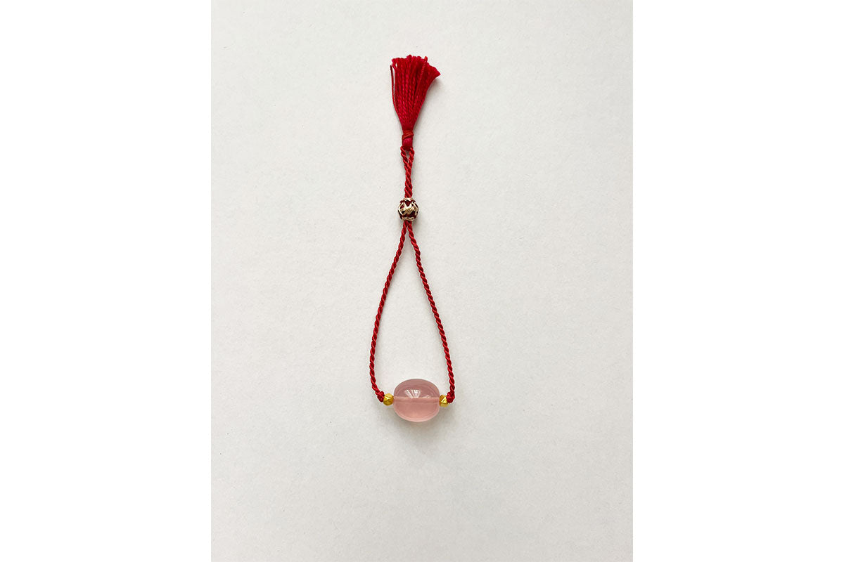 IAIA CARAVAN | Chota Cord bracelet in Pink Opal with single thread