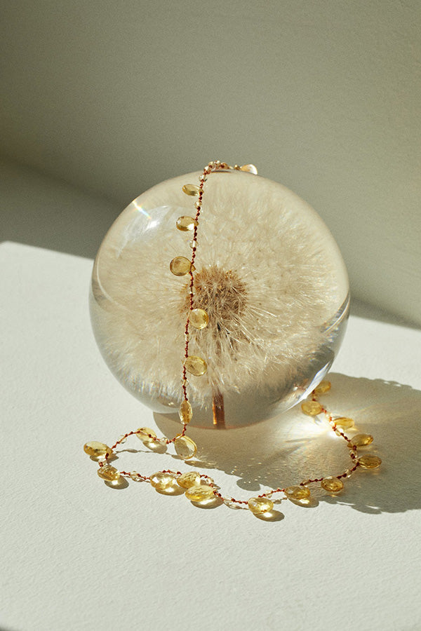 IVARENE | MILL NECKLACE WITH CITRINES