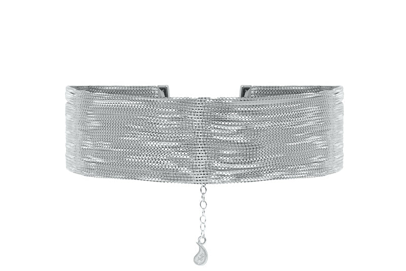 MAGGOOSH | Currents Choker Silver