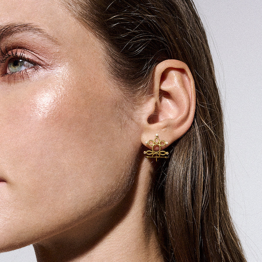 CHRISTINA SOUBLI | Bomb Earrings with Diamonds