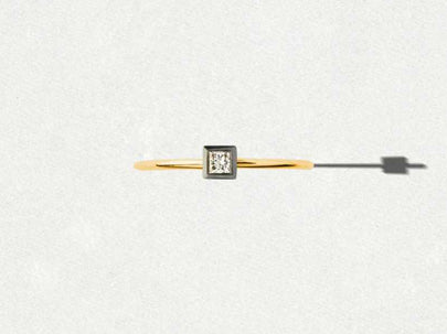 YANNIS SERGAKIS | Charnières Caramel ring | square