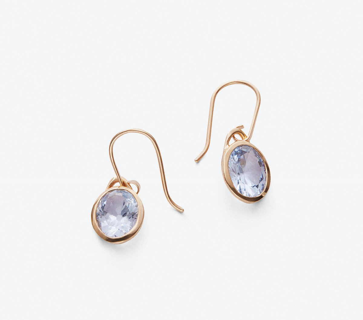 HELENA ROHNER | SMALL OVAL STONE EARRINGS