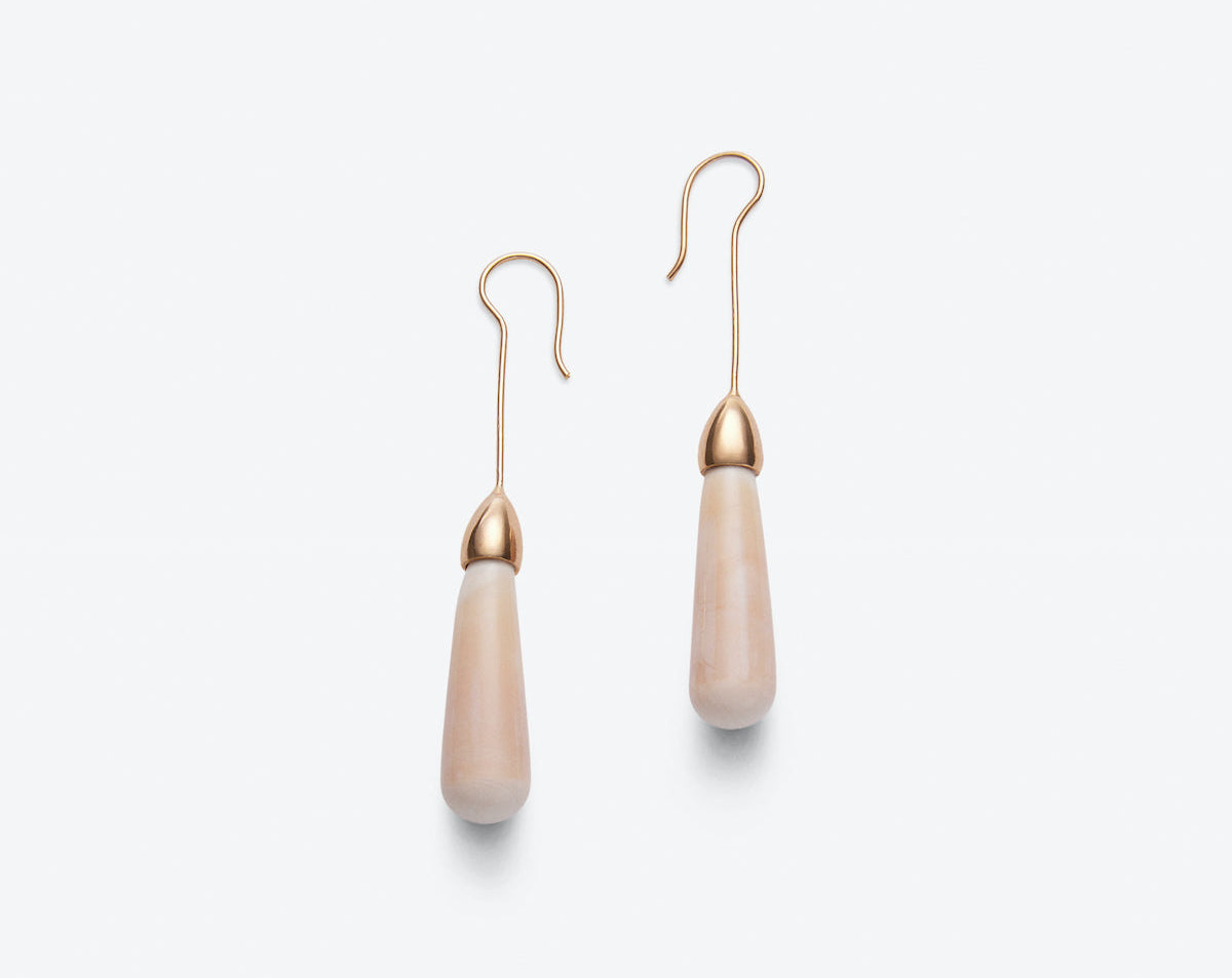 HELENA ROHNER | LONG GLASS DROP EARRINGS