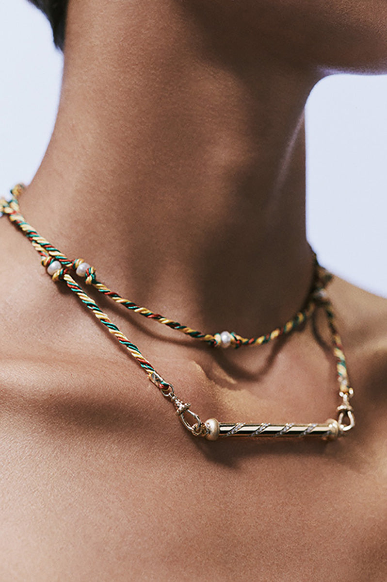 MARIE LICHTENBERG | Candy Cane Gold Pendant