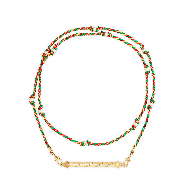 MARIE LICHTENBERG | Candy Cane Gold Pendant