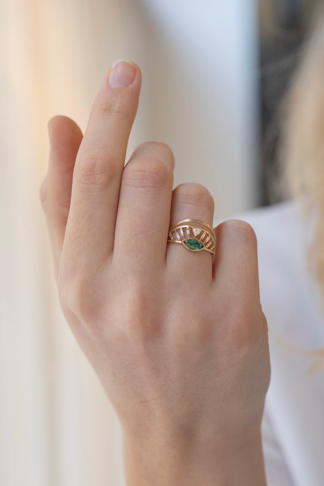 CELINE DAOUST | Open Eye Crown ring