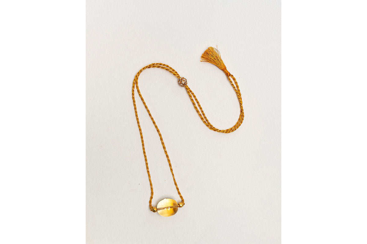 IAIA CARAVAN | Chota Cord necklace in citrine with single thread