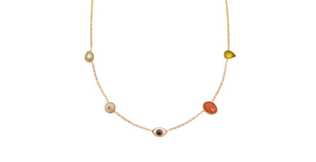 GRAINNE MORTON | Five Mini Charm Necklace