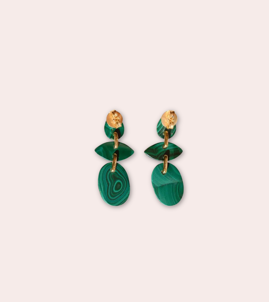 IVARENE | Avalon Malachite Earrings