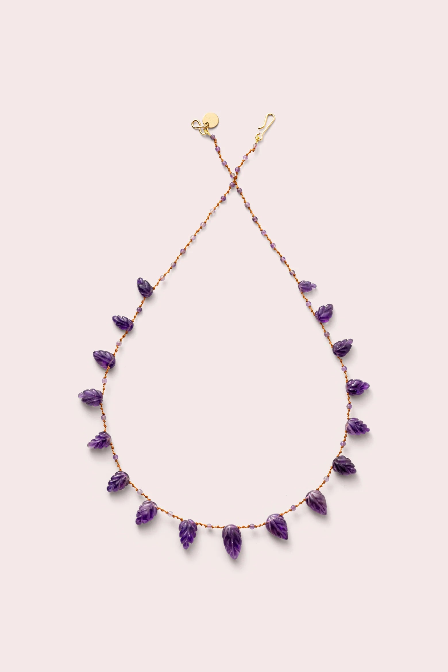 IVARENE | DROPS & BEADS NIILO FEUILLE NECKLACE