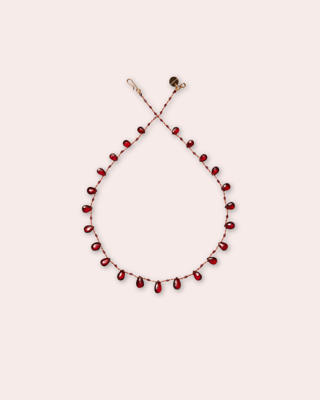 IVARENE | Elston necklace with garnets