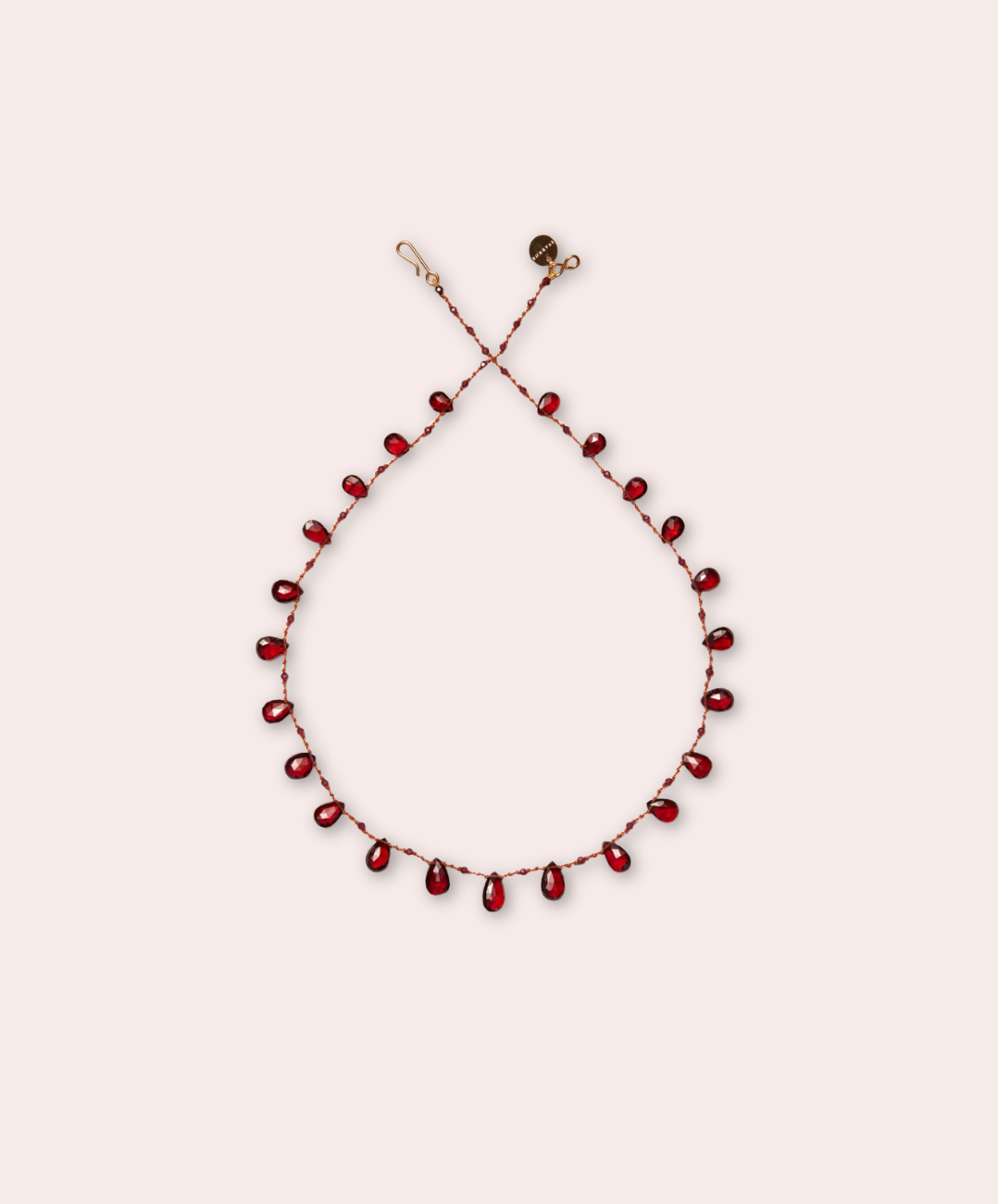 IVARENE | Elston necklace with garnets