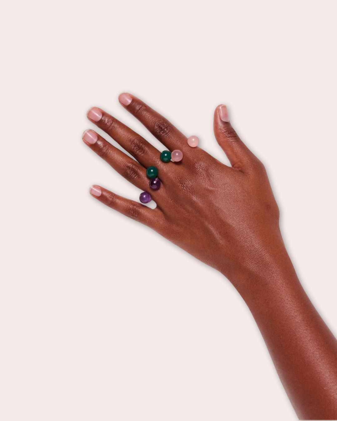 IVARENE | Winona Ring Rose Quartz Ring