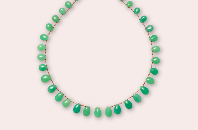 IVARENE |Evergreen Necklace with Chrysoprase