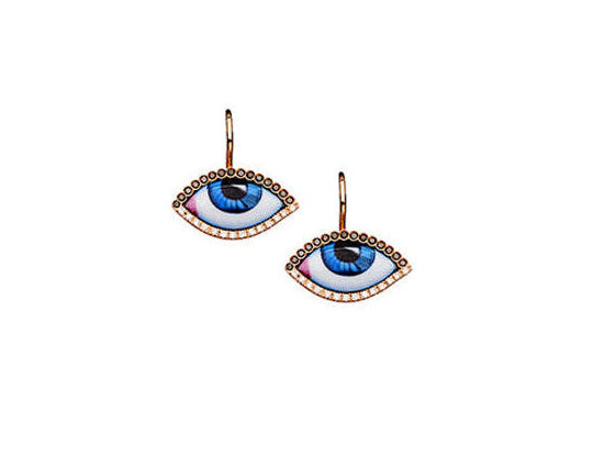 LITO | Petit Bleu diamond earrings