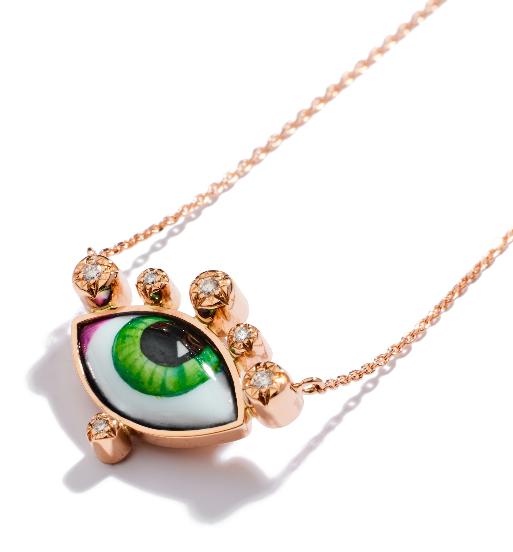 LITO | Russe Petit Vert diamond necklace