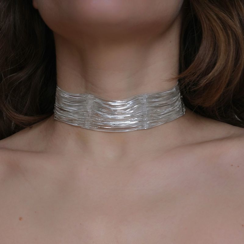MAGGOOSH | Currents Choker Silver