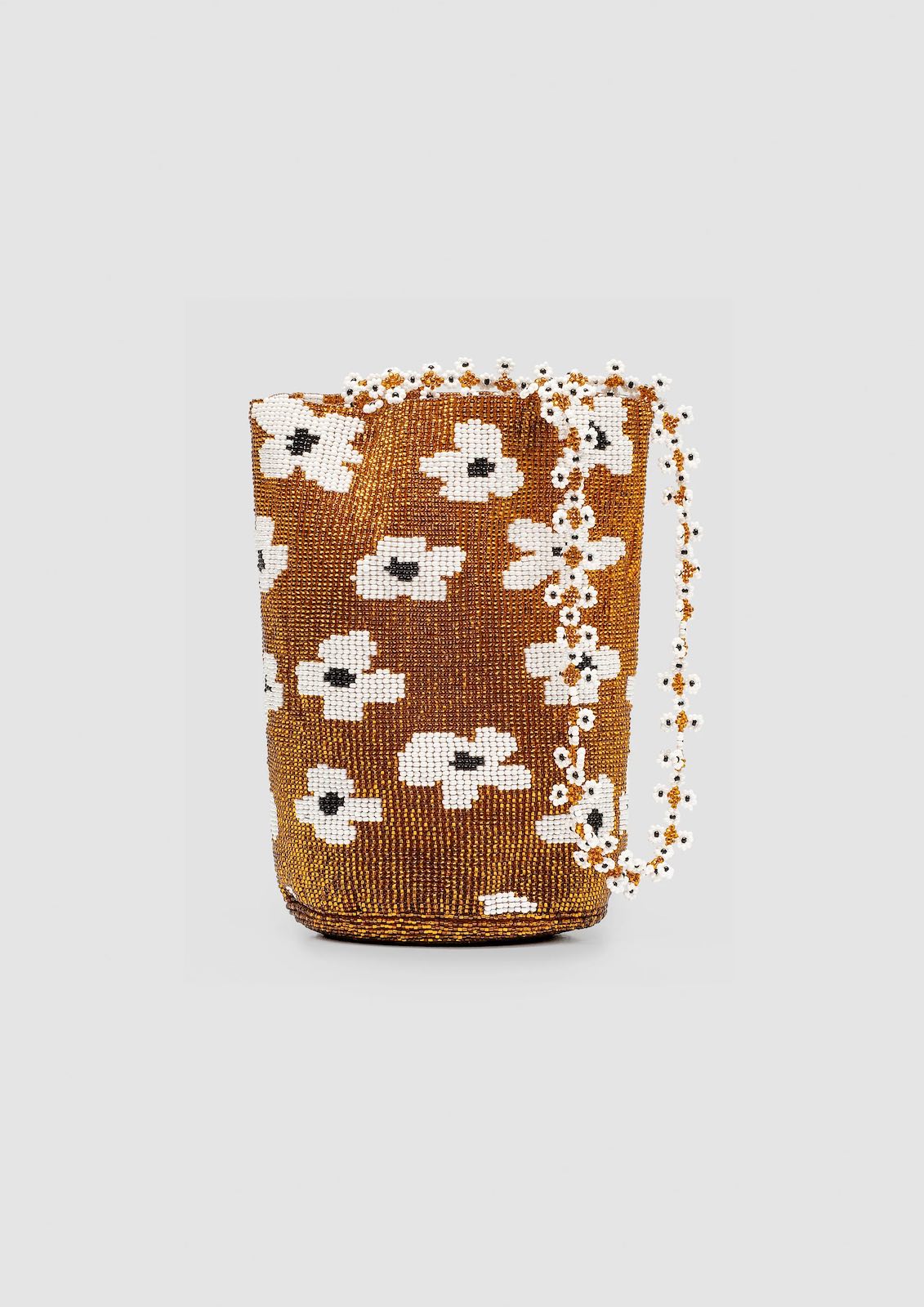 PURA UTZ | BROWN FLOWER DREAM BAG
