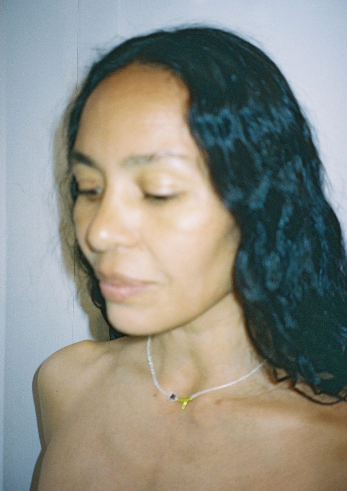 PURA UTZ | MINI PURPLE FLOR NECKLACE