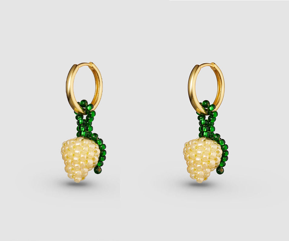 PURA UTZ | MINI LEMON EARRINGS