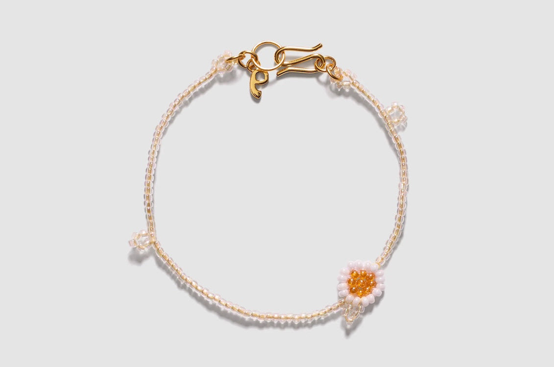 PURA UTZ | WHITE FLOR  BRACELET