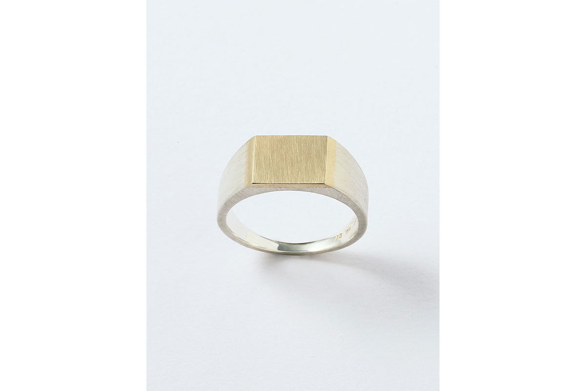 SIMMON SATO | SIGNET RING FLAT