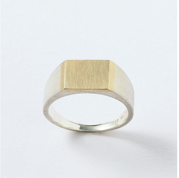 SIMMON SATO | SIGNET RING FLAT