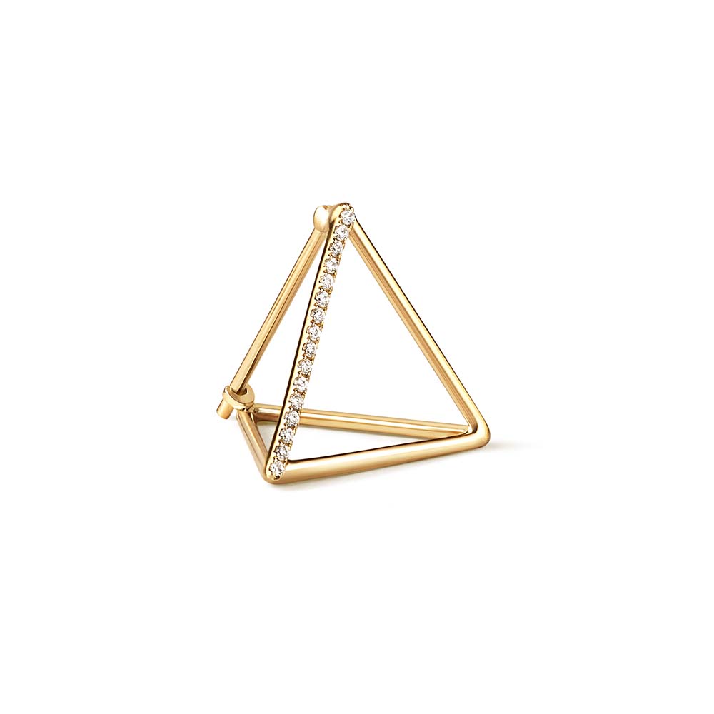 SHIHARA | Diamond Triagle Earring 15 (01)