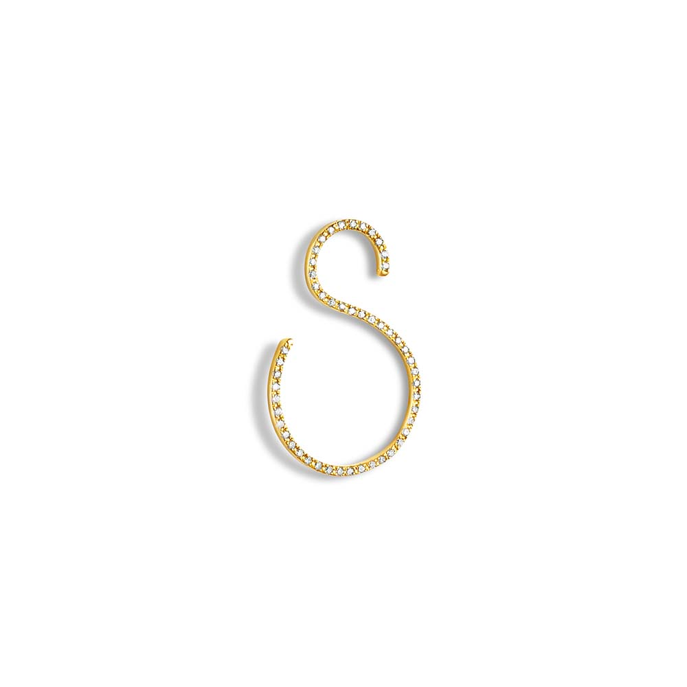 SHIHARA | Diamond S Earring 01