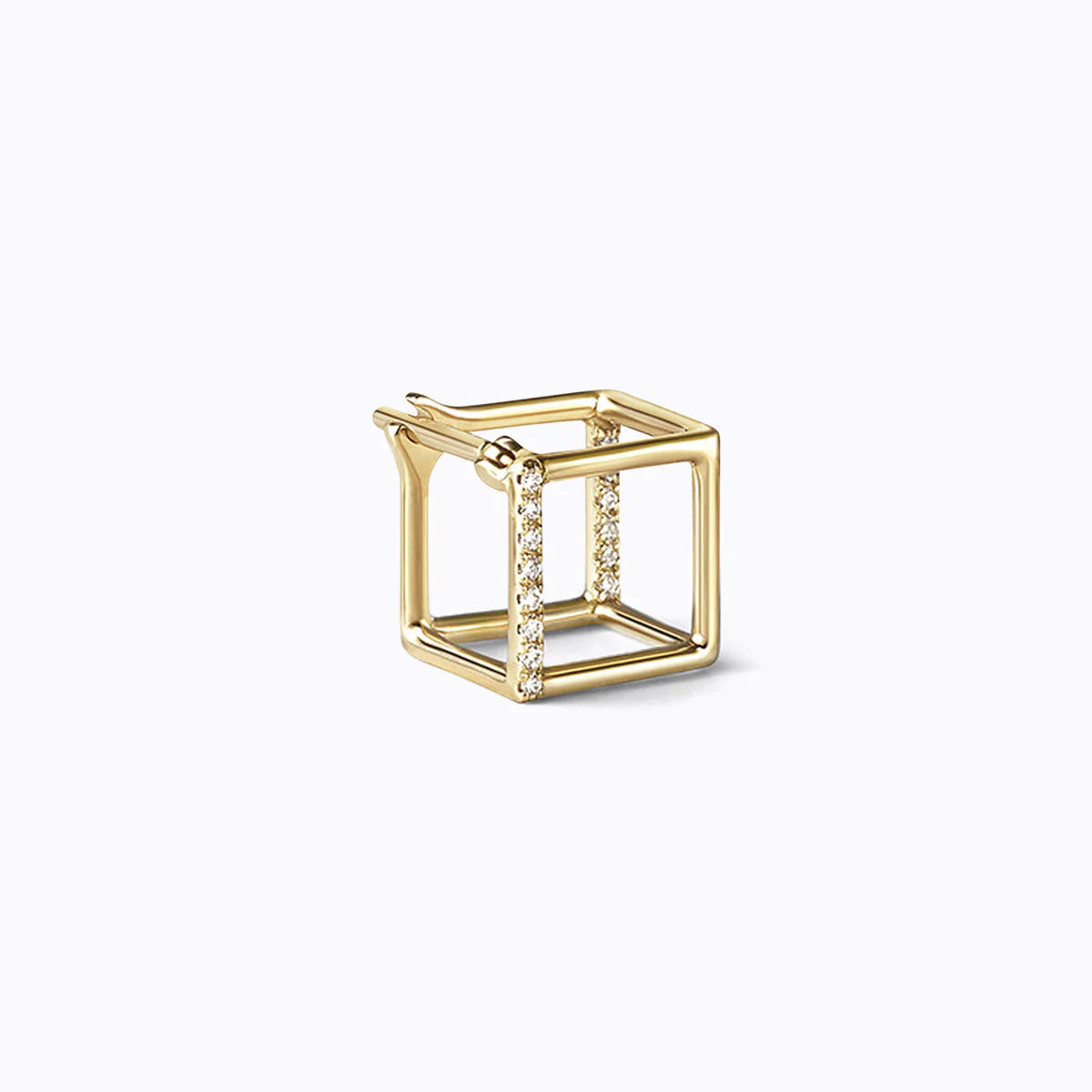SHIHARA | Diamond Square Earring 7 (01)