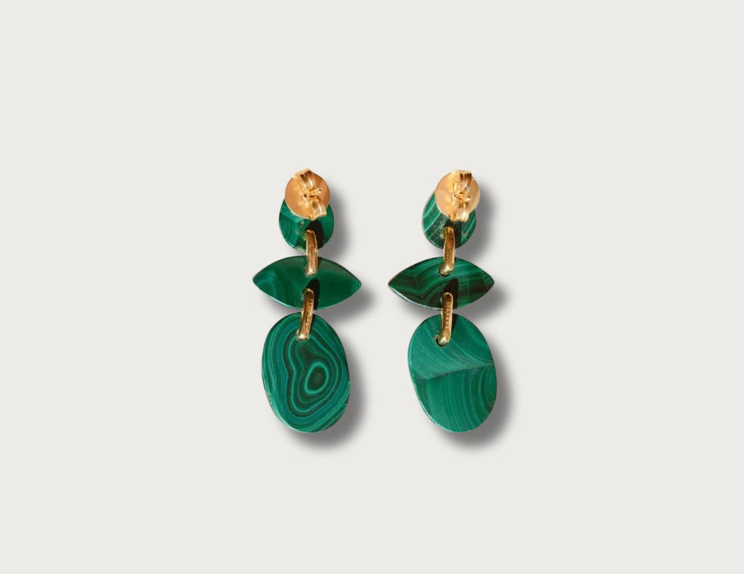 IVARENE | Avalon Malachite Earrings