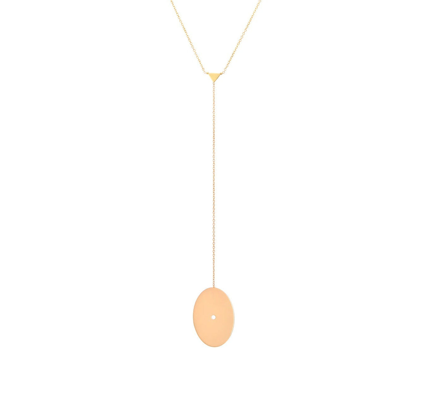 LITO | Ellipse triangle necklace