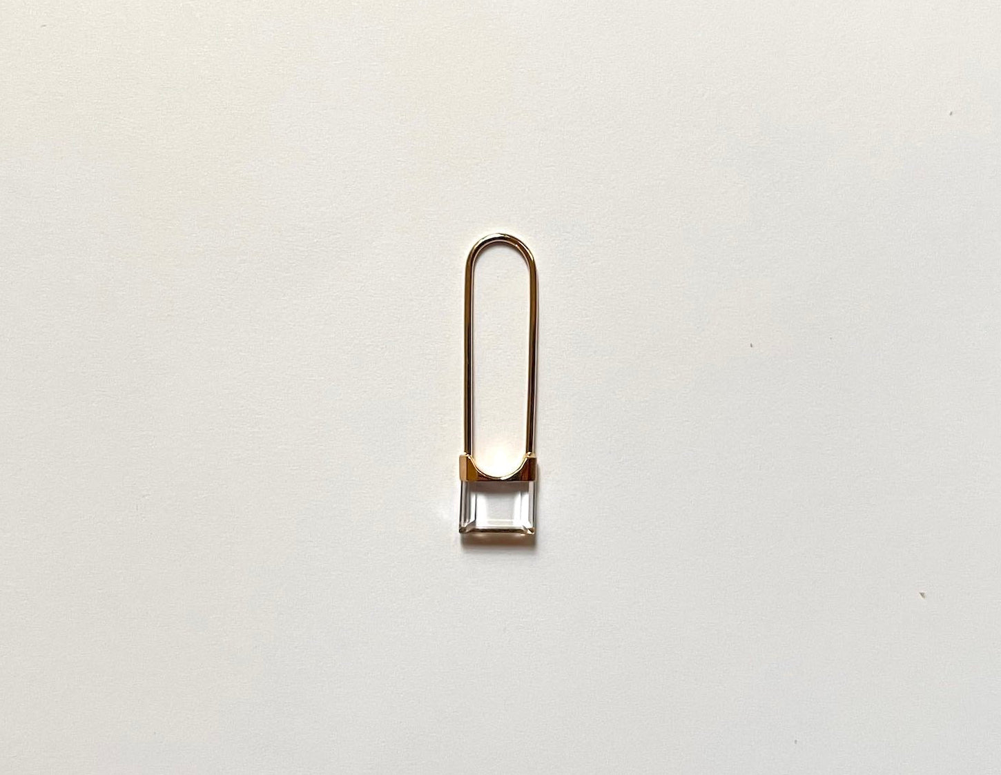 SIMMON SATO | DROP QUARTZ EARRINGS | SQUARE SHORT