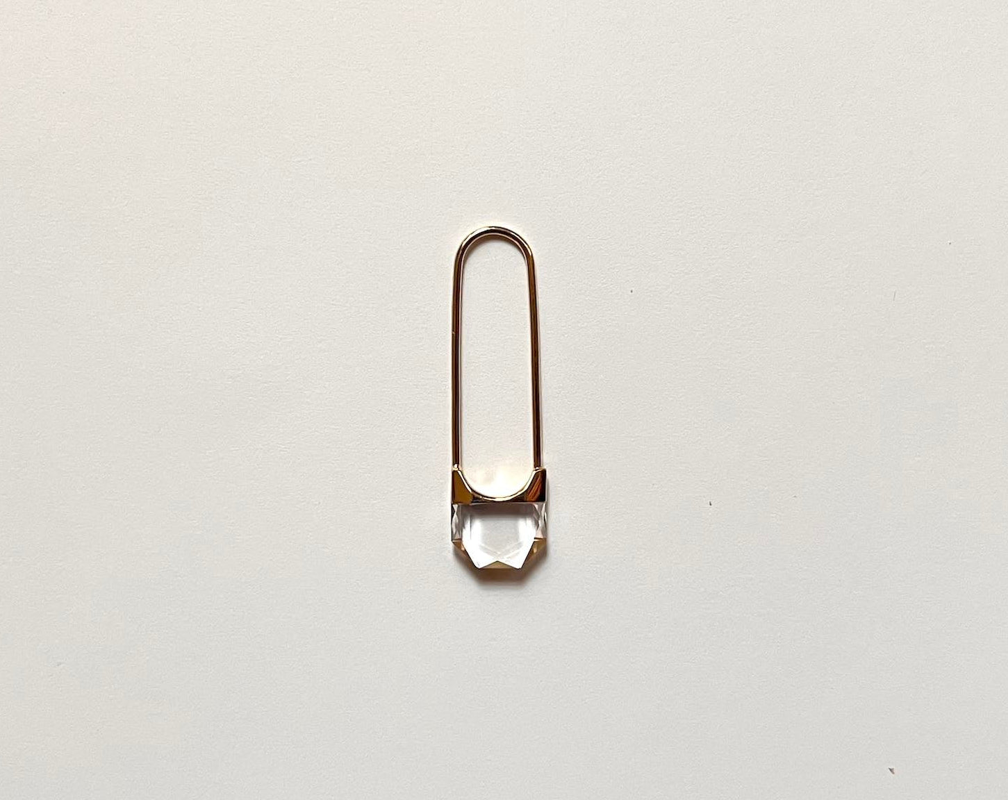 SIMMON SATO | DROP QUARTZ EARRINGS | HEXAGON SHORT