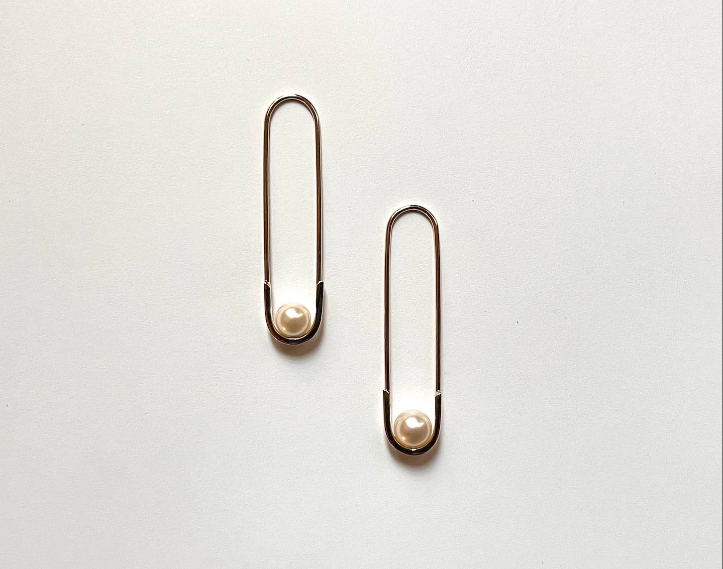 SIMMON SATO | Drop Pearl Earrings | Long