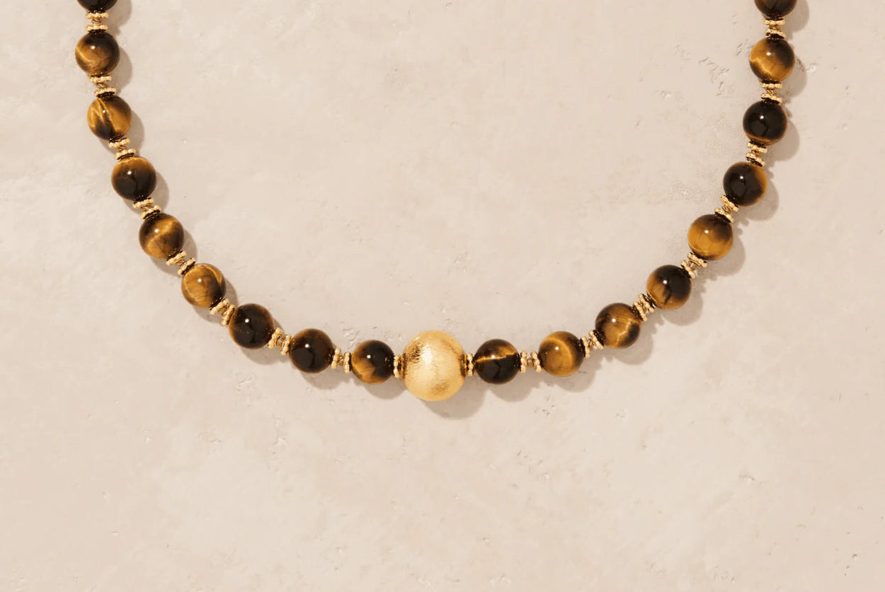 TITYARAVY | Samhita tiger eye necklace