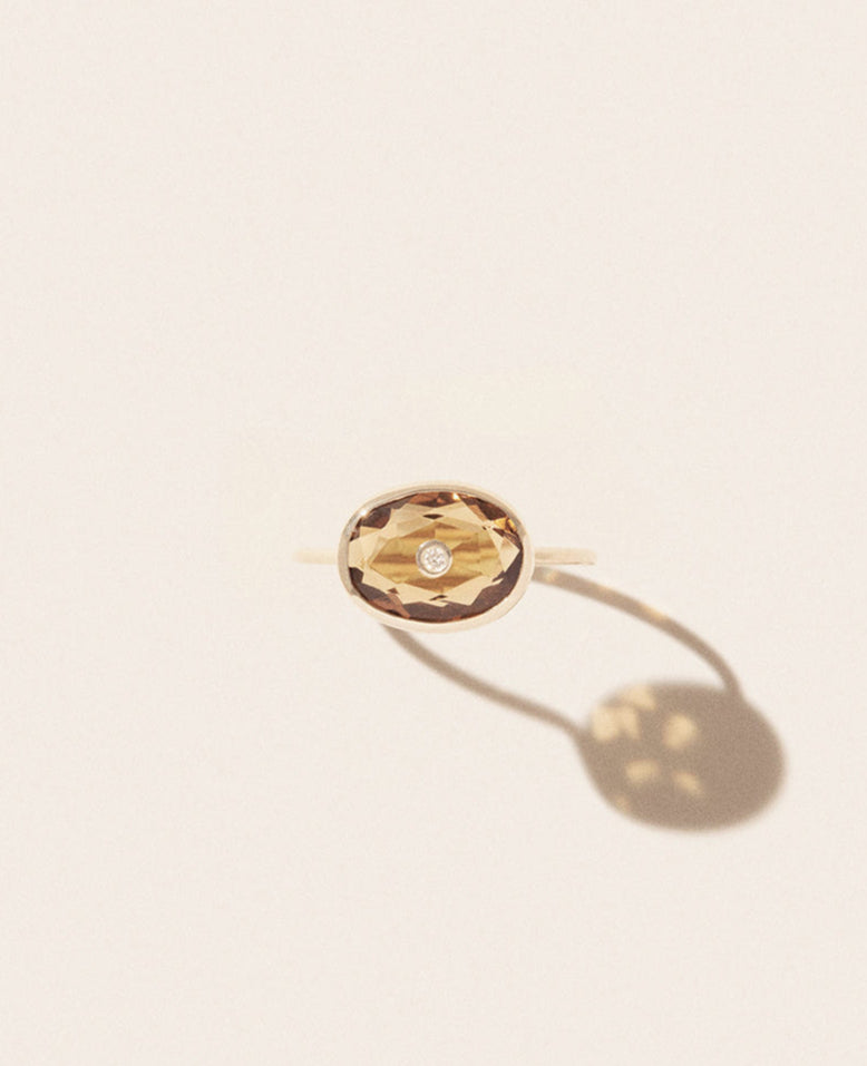 PASCALE MONVOISIN | Orso ring | honey quartz