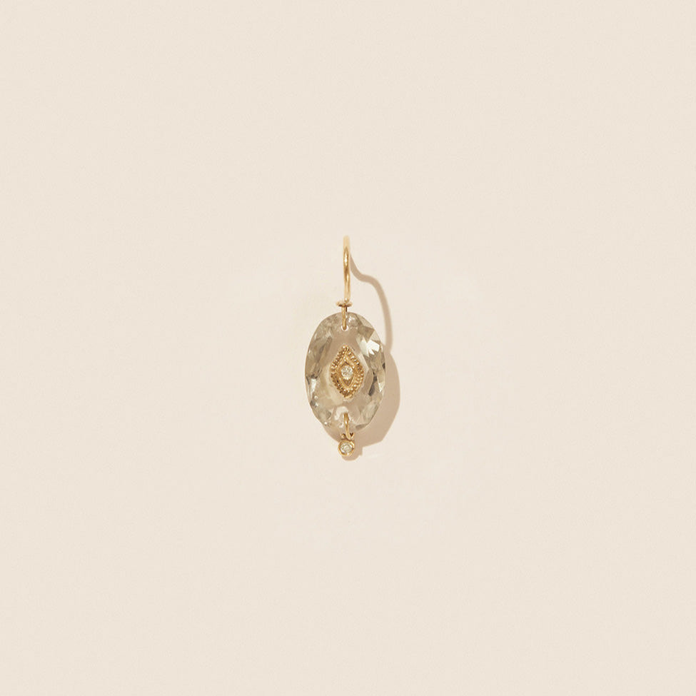 PASCALE MONVOISIN | Earring Souad green amethyst