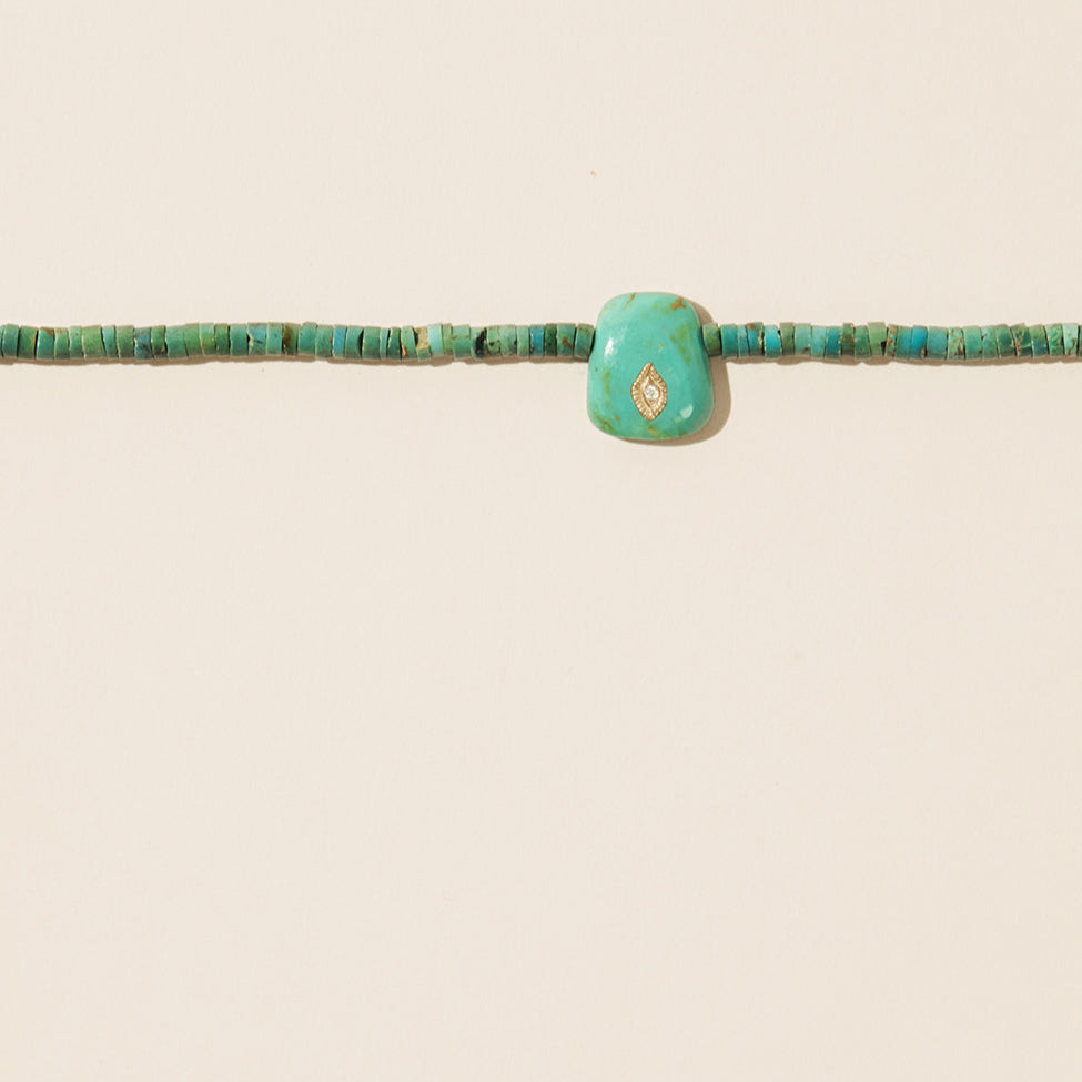 PASCALE MONVOISIN | Necklace Taylor n°2 turquoise